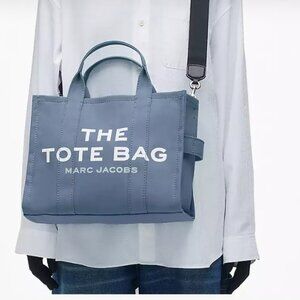 The Canvas Medium Tote Bag - blue shadow